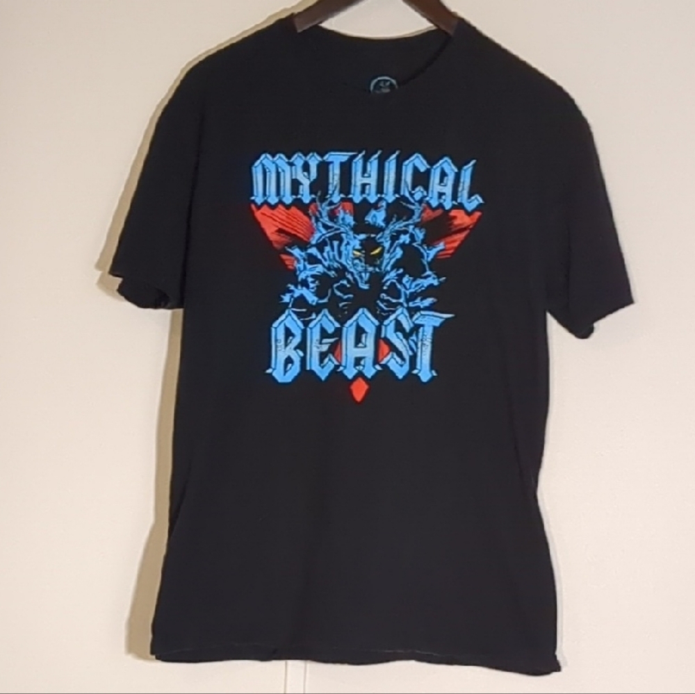 Mythical Beast Graphic Black Tee